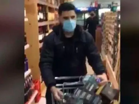 Viral: colombiano se ganó "minuto feliz" y llenó todo el carrito de licor