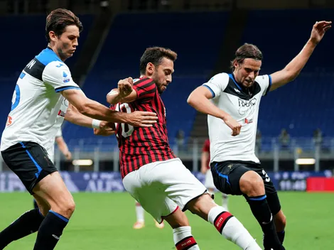 Los sorprendentes Milan y Atalanta empataron en un partido muy picante