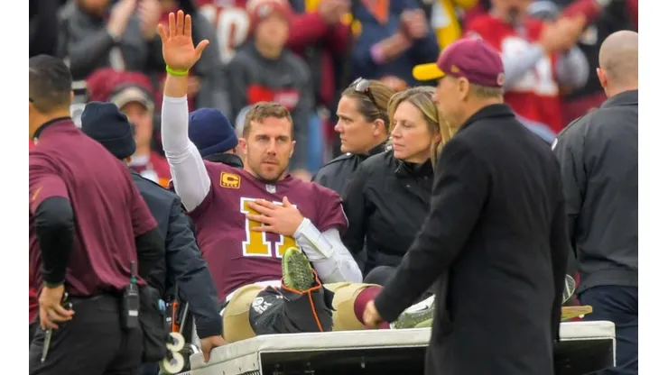 Alex Smith y su lesión en el 2018 (Getty Images)