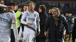 El festejo de Maxi López y de todo Crotone.