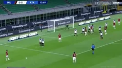 Desde ahí le pegó Hakan Calhanoglu.