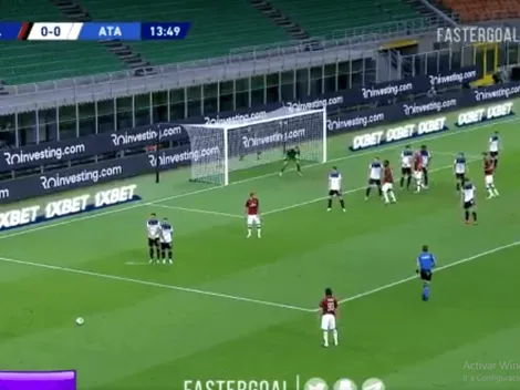 ¡Cierren todo! Golazo de tiro libre de Calhanoglu desde un ángulo imposible