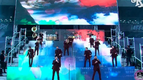 El Recodo inauguró el Estadio Kraken y presentó los uniformes de Mazatlán como patrocinador. (@mazatlanfc)