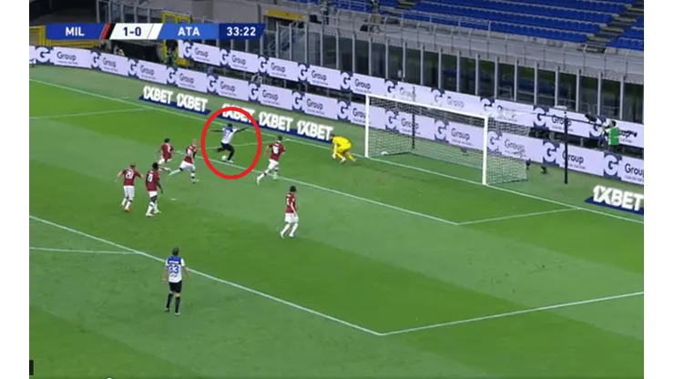 ¿Otra vez gol de Duván Zapata? La primera que tuvo la mandó a guardar