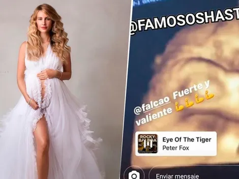 "Tiene los músculos del papá": revelan ecografía del hijo en camino de Falcao