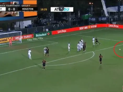 En menos de 20 minutos, LA Galaxy ya pierde con Houston Dynamo