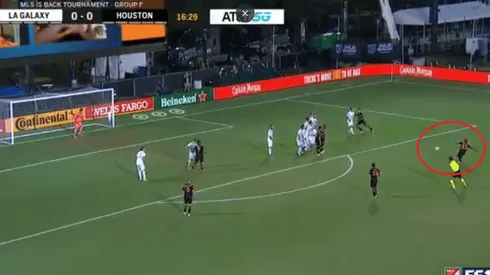 En menos de 20 minutos, LA Galaxy ya pierde con Houston Dynamo