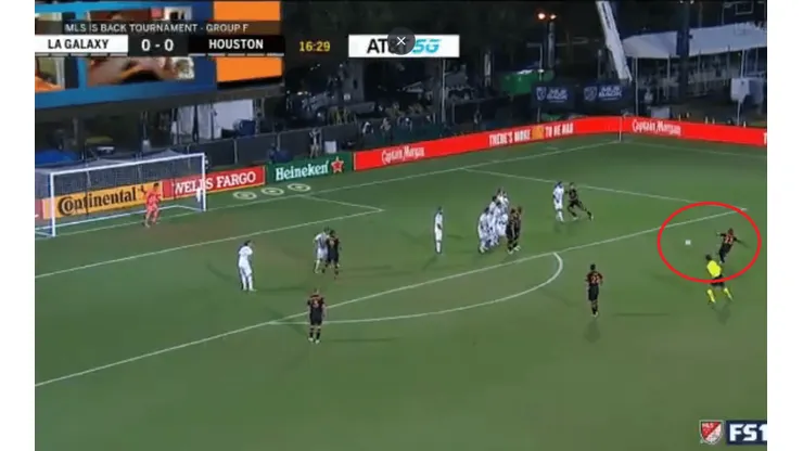 En menos de 20 minutos, LA Galaxy ya pierde con Houston Dynamo