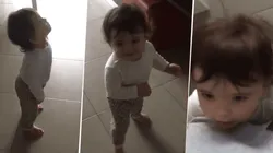 El video más tierno del año: ella se calma sólo cuando suena Pablo Lescano