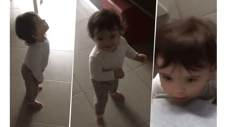 El video más tierno del año: ella se calma sólo cuando suena Pablo Lescano