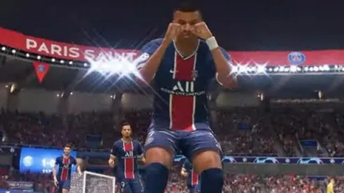 Foto captura del festejo del FIFA.