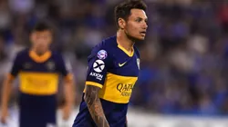 Mauro jugando ante Vélez en Boca. (Getty)