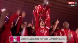 Video: así Liverpool levantó la Premier League por primera vez