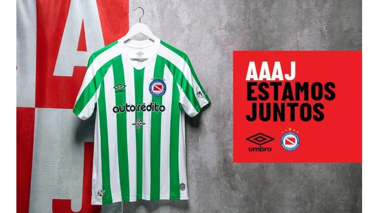 Por qué Argentinos Juniors tendrá una camiseta igual a la de Banfield