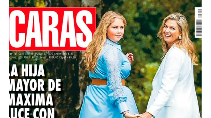 La tapa de Caras con la hija de Máxima que indignó a todo el país