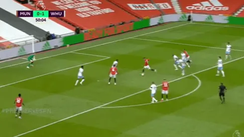 Manchester United hizo una jugada perfecta para empatarle al West Ham
