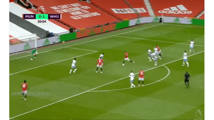 Manchester United hizo una jugada perfecta para empatarle al West Ham