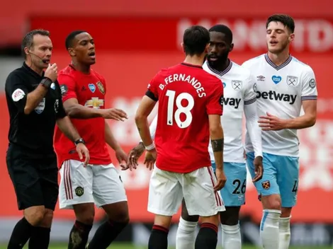 Manchester United empató ante West Ham y sigue soñando con la Champions