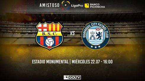 Qué canal transmite Barcelona SC vs. Guayaquil City por un amistoso