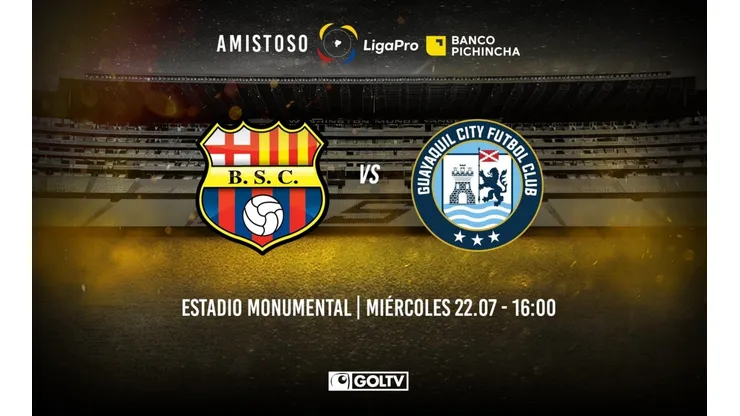 Qué canal transmite Barcelona SC vs. Guayaquil City por un amistoso
