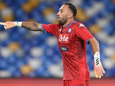 Alarmas encendidas en Napoli: David Ospina, baja obligada para el siguiente partido