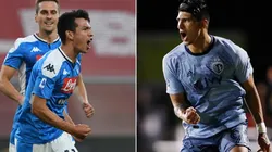 Chucky Lozano y Aaln Pulido (Getty)