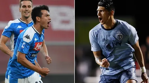 Chucky Lozano y Aaln Pulido (Getty)