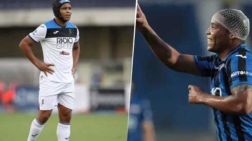 Luis Fernando Muriel, jugador del Atalanta de Bérgamo en Italia.