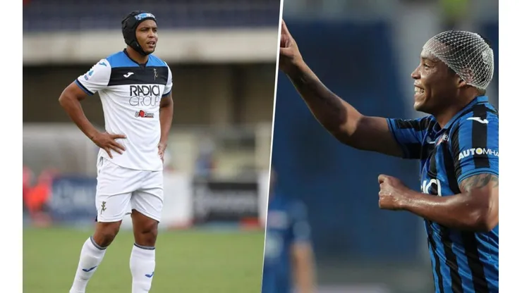 Luis Fernando Muriel, jugador del Atalanta de Bérgamo en Italia.