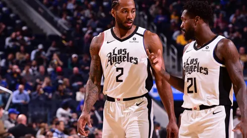 Kawhi Leonard y Patrick Beverley (Getty)