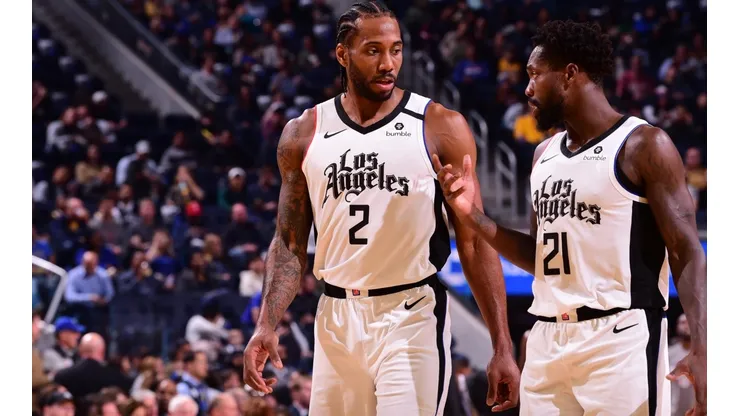 Kawhi Leonard y Patrick Beverley (Getty)