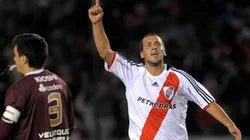 Cristian Fabbiani durante su paso por River Plate.