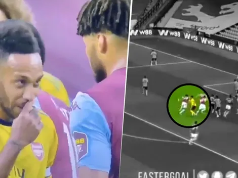 El descuido de Aubameyang en el 1-0 del Aston Villa que es viral