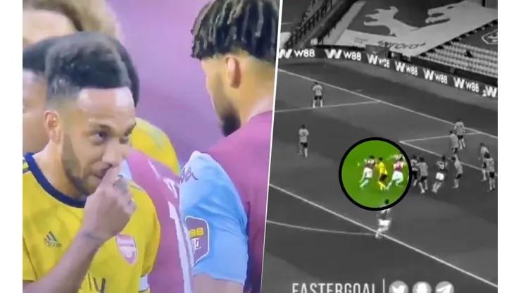 El descuido de Aubameyang en el 1-0 del Aston Villa que es viral