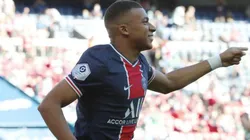 Kylian Mbappé en el amistoso de PSG ante Celtic.
