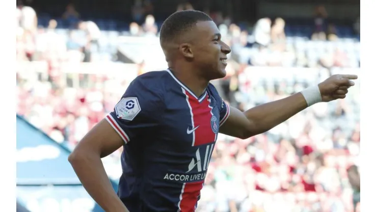 Kylian Mbappé en el amistoso de PSG ante Celtic.