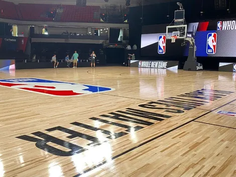 Imponente: así luce la cancha donde se reiniciará la temporada de la NBA