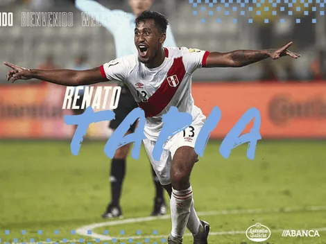 Nada más que decir: Celta de Vigo oficializó el fichaje de Renato Tapia