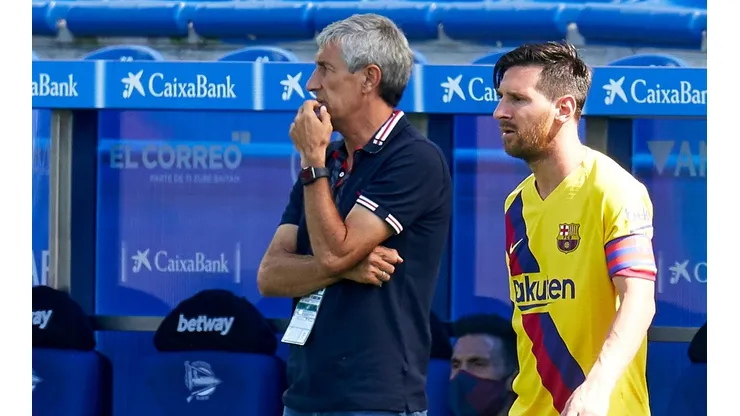 Foto de Lionel Messi, jugador de Barcelona.