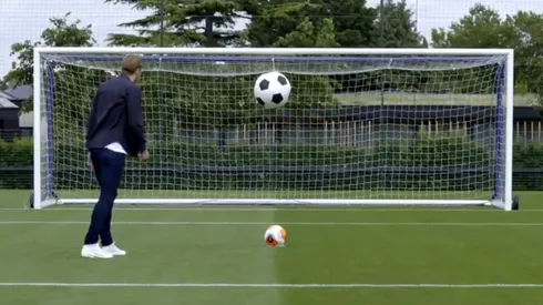 Harry Kane y su puntería para averiguar el género de su hijo.