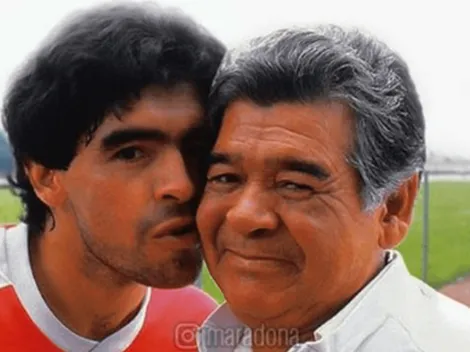 El emotivo posteo de Maradona recordando a su padre como su mejor amigo