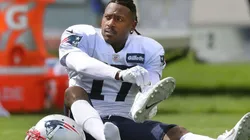 Antonio Brown jugó su última temporada en la NFL con los Patriots (Getty Images)