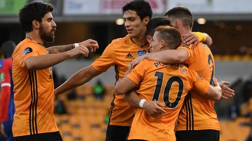 Wolves celebra en el Molineux Stadium (Getty Images)