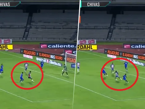 Miguel Ponce y una salida de lujo en el área de Chivas