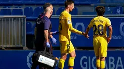 Lenglet encendió las alarmas al salir del campo de juego al minuto 50 (Foto: Getty)