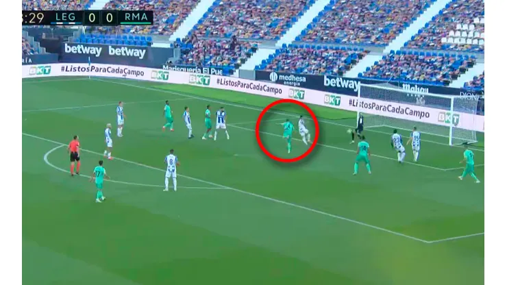 Todo un goleador: Ramos puso el primero para el Real Madrid ante Leganés