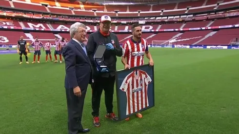 El homenaje a Germán Burgos.