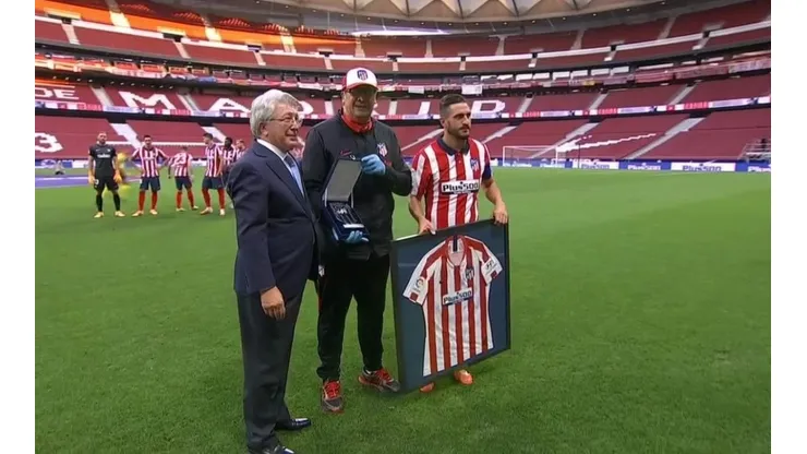 El homenaje a Germán Burgos.