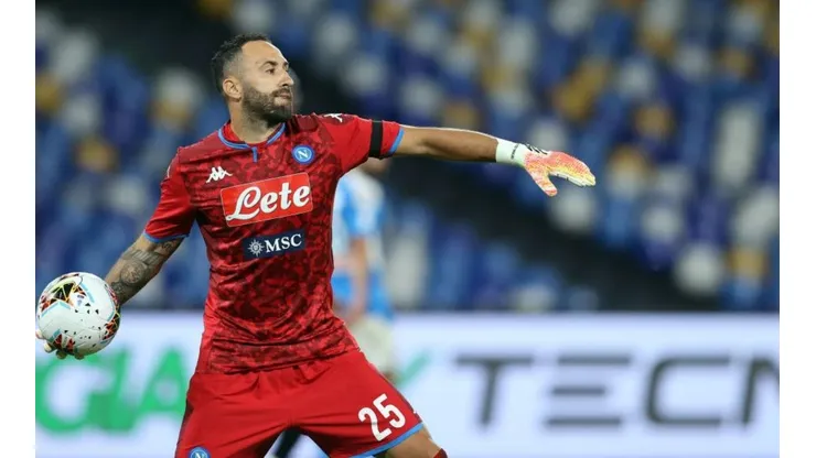 David Ospina, portero colombiano del Napoli de Italia.