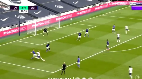 Sin piedad: Kane humilló a la defensa del Leicester y metió 2 goles en 3 minutos
